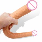 14 Inch Realistic Ergonomics Horse Long Dildo Penis Dual Ended Huge Penis for Lesbain Women Masturbation Pleasure Toy Bedding