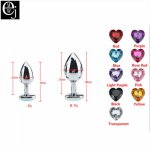 EJMW Anal Sex Toys With Bag Two Style You Can Choose Stainless Steel Anal Plug Butt Plug Sex Toys For Women Men
