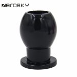 Zerosky, Zerosky Hollow Anal Sex Toys Anus Backyard Peep Anal Plug Anal Open Stimulator Enema Cleaning Butt Plug Sex Toys for Couples