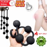 Silicone Anal Beads Butt Plug Big 4 Pull Beads Anal Balls Anus Dilator Erotic Intimate Goods Adults Sex Toys For Women Men Gay