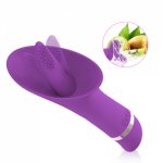G Spot Vibrator Adult Sex Toys Powerful Waterproof Tongue Nipples Vagina Clit Stimulator Massager for Women Couples and Men18+
