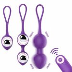 Kegel Ball Vibrator Vibrating Eggs Sex Toys For Woman Remote Control Vaginal Tight Exercise Ben Wa Geisha Muscle Shrink Sex Toys