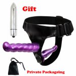 Strap on Double Dildo Realistic Penis Sex Toys for Women and Couples Anal Plug Vagina Sex Products for Adults wearable Dildo
