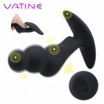 Wireless Remote Anal Plug Vibrator G Spot Prostate Massager Male Masturbator Sex Toys for Man 10 Speeds Butt Plug Vibrator