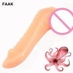 FAAK Squid Masturbation Skin Octopus Leg Dildos Simulation Adult Taste G Point Super Large Super Thick Long Anal Pills