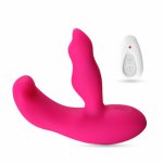 Levett, G Spot Stimulator And Anal Vibrator For Women Wireless Remote Control Vibrating Dildo 11+11 Speed  Anal Plug Erotic Sex Toys