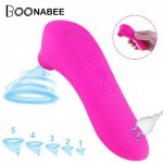 Powerful Clit Sucker Vibrator G Spot Vagina Nipple Sucking Clitoris Stimulator Oral Sex Tongue Sex Toys for Adults 8 Speed