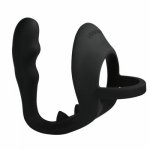 Male Prostate Stimulator Silicone Anal Plug With Cock Ring Strapon Dildo Butt Plug Massager Scrotum,Sex Products for Men Gay