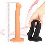 20CM Long Huge Dildo Realistic Big Liquid Silicone Anal Plug Dick Imitation Penis Imitator Woman Man Sex Masturbation Adult Toys