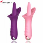 Morease, Morease Silicone Innovative G-spot Vibrator Rechargeable Tongue Massage 10 Speed Vibrating Quiet Clitoris Stimulator Sex Toys