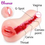Adult sex toy for man Real Pocket Pussy Male Masturbator Soft Vagina 4D Realistic Deep Throat Erotic Sex Machine Toys