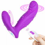 Wearable Prostate Vibrator Clitoris G-Spot Stimulator Remote Control Vibrate Dildo Toys for Adult Clitoris Vagina Toy for Women
