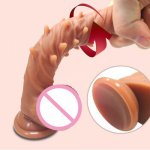 Silicone Artificial Penis Female Masturbator Sex Toys Skin Realistic Penis Super Big Dildo Silicone Flexible with Suction Cup
