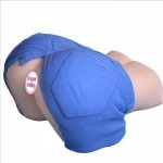 Double-hole Male Big Butt MasturTrapezeor Airplane Cup Solid Silicone Doll Sex Products