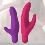 Women Soft G Spot Clitoris Dildo Vibrator Masturbation Orgasm Vibrating Sex Toy Size: 12cm x 5cm x 2.8cm(Approx.)