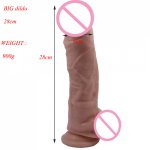 Mlsice, 28cm 11 In Realistic Super Big Dildo Flexible Penis Dick With Strong Suction Cup Huge Dildos Cock Adult Sex Product for Women