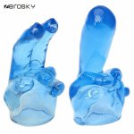 Zerosky, Zerosky Magic Wand G-spot Stimulate Finger Attachment Massager AV Vibrator Accessory Sex Toys for Women Men Adults Games
