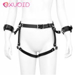 EXVOID PU Leather BDSM Bondage Full Harness Restraint Set Sex Shop Gear Lingerie Goth Fetish Harness Sex Toys For Couples