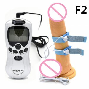 Medical Themed Kit Orgasm Massagers  Electric Shock Blue Penis Ring Electro Shock Therapy Penis Extender I9-174