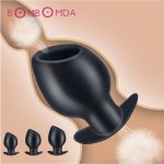 Anal Dilator Hollow Butt Plug Silicone Vaginal Speculum Adult Sex Toys Prostate Massager Anus Expander Intimate Goods For Unisex