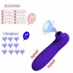 Clitoral Sucking G Spot Vibrator with 10 Powerful Modes Clit Sucker Rechargeable Clitoris Stimulator Sex Toys for Women