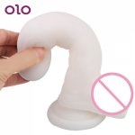 OLO Super Soft Dildo Realistic Dildo Erotic Sex Toys for Woman Simulation Fake Penis Female Masturbation Sexs Toy Shop