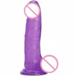 Movconly Realistic Dildos Jelly Penis for Beginners with Strong Suction Cup Sex Toys for Vaginal G-spot and Anal Game