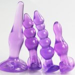 4pcs/lots butt plugs Bubbles Beginner Anal Plug Sex Toys for Men Women backyard anus stopper Plug Waterproof Body Massager