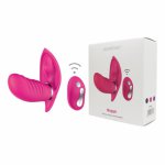 Wearable G Spot Vibrator Clitoris Anal Vagina Stimulation Dildo with 10 Vibrations Waterproof Rechargeable Sex Toys for Women