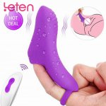 Pleasure Touch Remote Control Finger Vibrator G Spot Massager Clitoral Adult Product Sex Toys for Couple Female Masturbation 18+