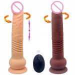 Vibrating Rotating Dildo Thrusting Vibrator for Women Realistic Telescopic Dildo Vibrator Wireless Sexual Sex Tools for Females