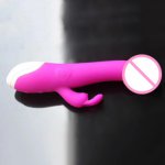 Women 7 Frequency Silicone Rabbit Dildo Vibrator Anal Plug G Spot Massager Toy Clit Stimulator AV Wand Masturbation Sex Toy