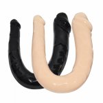 Double Head Real Penis Huge Dildo Anal Plug Prostate Stimulator Masturbation Big Anal Dildo Sex Toys for Women Lesbian Adult Sex