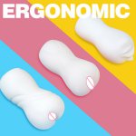 Waterproof Male Masturbator Cup Vagina Real Pussy Adult Sex Toys for Men Silicone Artificial Vagina Mouth Anal Erotic Oral Sex