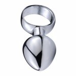 The New Metal Anal Suture Cock Ring Finger Pull Ring Hand-Held Anal Plug Novice Entry Anal Door G Point Back Court  Sex Toys