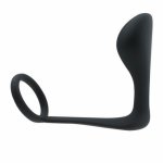 Silicone Men\'s Prostate Massager P-spot Anal Butt Plug Cockring Male Sex Toys for man great sex stimulation and pleasure