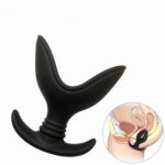 NEW Wear Out Silicone Big Black Retractable Dilator Anal Dildo Enema Plug Erotic Toys Sex Products Gay Adult Sex Toys for Women