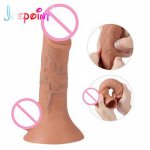 Real Skin Feel 3D Silicone Soft Dildo Suction Cup Realistic Penis Big Dick Sex Toys For Woman Products Strapon Dildos For Women