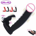 Dildo Vibrator Anal Butt Plug Strap-on Double Penetration Penis Ring Cock Ring Sex Erection Enhancing Orgasm Sex Toy for Man