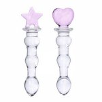 Glass Female Couple Passion Climax Anal Plug Penis Sexual Adult Products High Quality Multifunction Lovely Safety Sex Toys