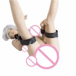 Loverkiss Faux Leather Handcuffs Restaints Leg Bondage Cuffs Slave Sex Position Fetish Bdsm Adult Products Sex Toys for Woman