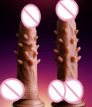 Super Realistic Silicone Dildo Real Skin Touch Dildo With Thorns Pricking for Women Masturbation Toys Sex Products
