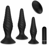 Butt Plug Training Set Anal Plugs Vibrator Trainer Kit Prostate Massager Sex Toys for Beginners Advanced