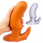 Golden Horn Super Huge Butt Plug Heavy Anal Plug Sex Toys Silicone Prostate Massager Anus Stimulator Sex Adult Products Shop