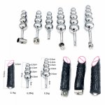 Metal Silicone Chastity Belt Accessories Anal Vagina Plug Adjustable Anal Toys Sex Toys For Man/Women 3 Pcs/Set Anal Beads Dildo