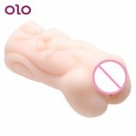 OLO Portable Silicone Vaginal Masturbation Artificial Vagina Flesh Male Masturbation Sex Toys for Men Male Pocket Pussy