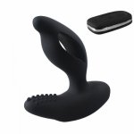 Wireless Remote Control USB Rechargeable Male Prostate Massage Vibrating Anal Plug Sex Toys Female Masturbator Butt Plug Toys
