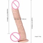 XING SE 13.2 inch Huge Horse Realistic Dildo  Suction Cup Sex toys for Women Curved Penis Silicone Big dildo Adults Sex product 