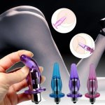 Anal Plug Silicone Anal Vaginal Dilator Adult Health Toys Electric Massager Vibrators