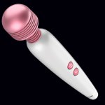 1PC Powerful AV Vibrators Rechargeable Magic Wand Massager Clit Massage female Masturbation Silent Adult Sex Toys for Women